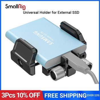Support Universel SSD Externe SmallRig – Pince à Chaussure Froide BMPCC 4K & 6K (Samsung T5)
