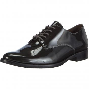 Gabor Shoes 31.400 Damen Derby Schnürhalbschuhe, Grau, Größe 37.5 EU