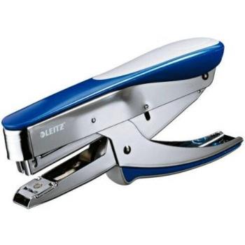 Leitz Stapling Pliers, 24/6 and 26/6 mm Staples, 30 Sheet Capacity, Metal, Water Blue