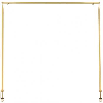 Support décorations de table doré
