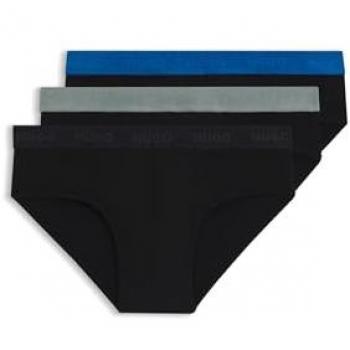 Hugo Nero Classico Slip 3 Unità XXL