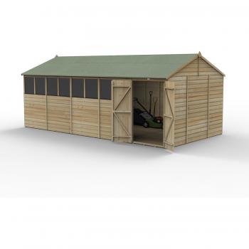 Beckwood 20x10 Reverse Apex Shed without base or installation included