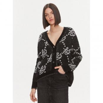 Liu Jo Strickjacke MF3226 – Schwarz, reguläre Passform