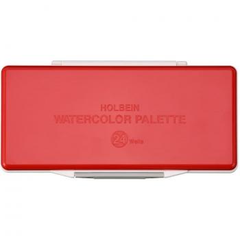 Holbein Aquarelpalet 4×210191 kamers, 24 schalen