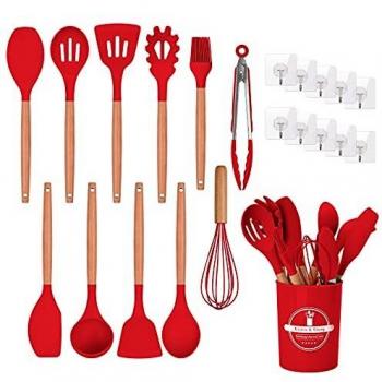 YUDISEN Wooden Handle Kitchen Utensils