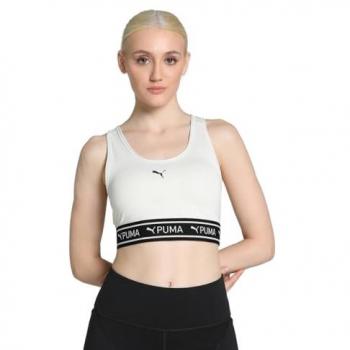 Puma 4Keeps Elastic Sports Bra Vapor Gray Female Small
