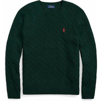 Polo Ralph Lauren Herren Pullover Dunkelgrün Größe M mit Logo-Stitching