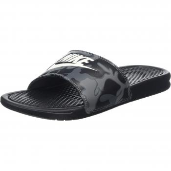 NIKE Herren Benassi Just Do It Print Badeschuhe, Mehrfarbig