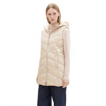 TOM TAILOR Steppgilet beige M Damen