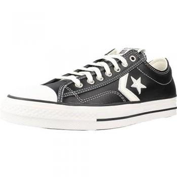 Schwarze Converse Star Player 76: Herbst‑Edition mit Stoff