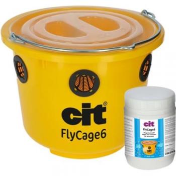 Kerbl Trappola per Insetti CIT FlyCage6 con Coperchio e Attrattivo