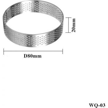 Accessoire pâtisserie « Anneau perforé Flexi‑Shape »