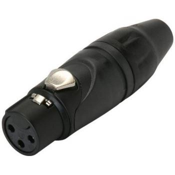 Amphenol XLR Stecker für Audiogeräte, Schwarz