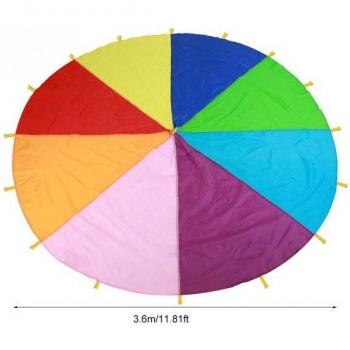 6M Rainbow Parachute for Kids