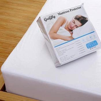 Coprimaterasso Impermeabile in Cotone 90x200 cm, Spugna Traspirante