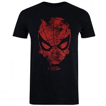 Marvel Webhead Premium Cotton Top – Black, Small Size