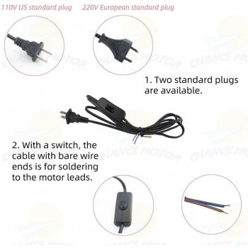 Motor Sincrónico de 110V/220V para Placa Giratoria CHANCS TYC-50