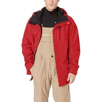 Volcom Männer X‑Small Winterjacke aus Gore‑Tex, Atmungsaktiv – Rot