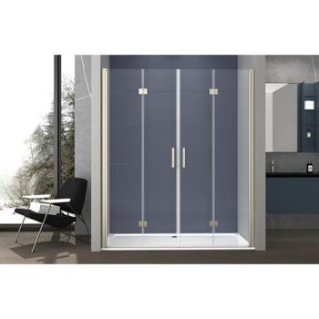 Box Eleganza 180 cm – Porta Biforcuta – Soffitto 200 cm – Vetro Satinato Dino