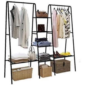 Overhead Crossbar Garment Stand – 4 Levels