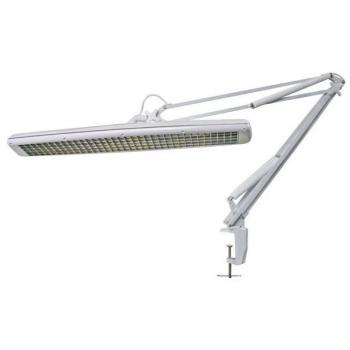 Lampe de bureau à bras réglable 220V 3 x 14W VTLAMP6 blanche