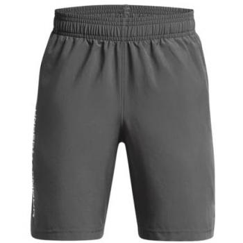 Shorts Under Armour UA Woven para Crianças Cinza