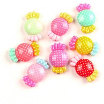 Resina Decorativa 50 Piezas 23x13mm para Álbumes de Recortes