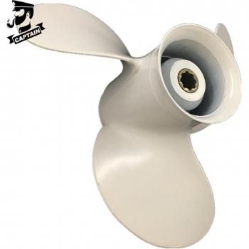 Yamaha 9 1/4x9 Outboard Propeller Aluminum 8 Tooth Spline RH for 9.9HP 15HP 20HP