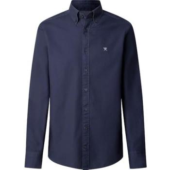 Hackett Classic Oxford Shirt – Dyed Navy, S, Men