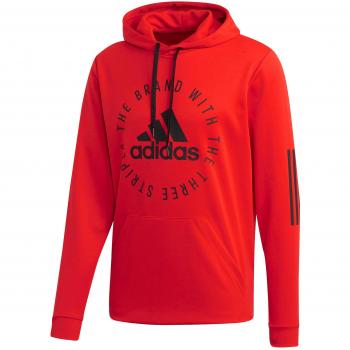 Adidas Training Kappe Pullover Herren, Rot & Schwarz, S-Größe