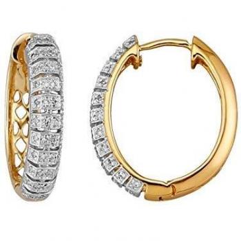 Brillant-Gold-Creolen von Diemer