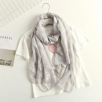 Soft Pashmina Polka Scarf