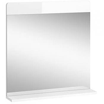 Miroir mural blanc Izan 60×62 cm – Vicco Haute Brillance