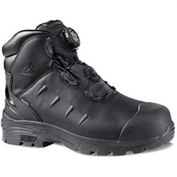 Rock Fall Lava BOA Safety Boots – Black, 6, Internal Metatarsal (RF09038)