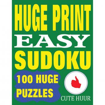 Huur, Cute: Huge Print Easy Sudoku