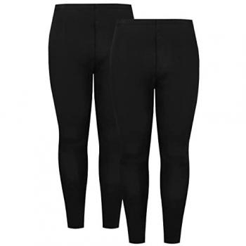 Compact 2‑Piece Black Leggings Bundle – Women's 24R