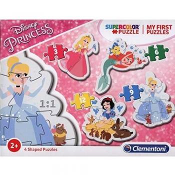 Puzzle Enfant CLEMENTONI : Mon Premier Puzzle Princesse – 100 pièces maximum, couleurs vives, 2+