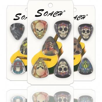 10pcs Skull Pattern Guitar Picks