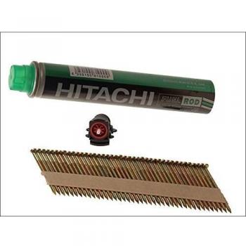 Hitachi First Fix 3.1m Bright Ring Clipped Head Nails