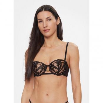 Aubade 36D My Desire Half Cup Bra – Black Polyamide