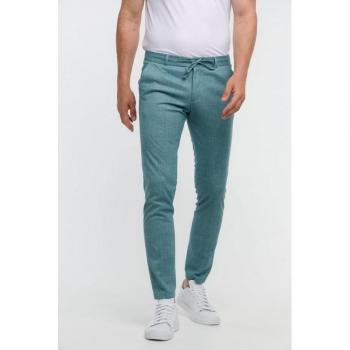 Petrolfarbene Slim Fit Anzughose 'Spartaflex', Größe 48