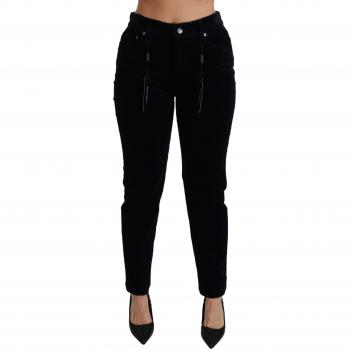 Nero Denim Skinny di Costume National, vita media