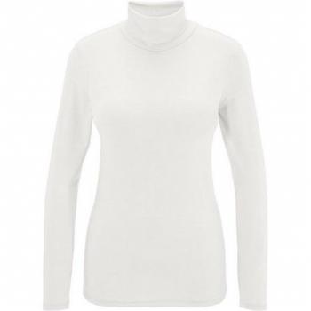 Wollwei Rollkragen‑T-Shirt Aniston – Damen, 95% Viskose/5% Elasthan, Größe 44