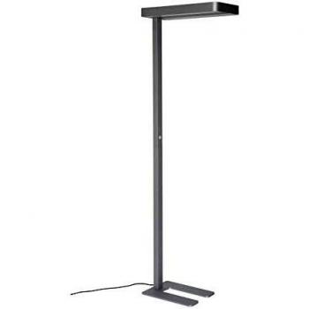 Maul Jupiter Arbeitsplatzleuchte – Dimmbar, 6000 Lumen, Aluminium‑Stahl, Neutralweißes Licht, 195 cm – Silberfarben