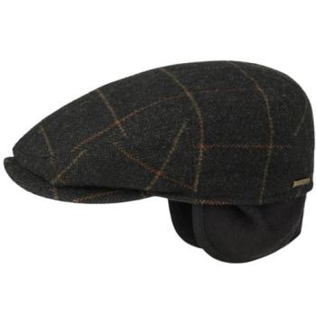 Wool Ivy Cap XL Olive‑Black – Stetson Edition