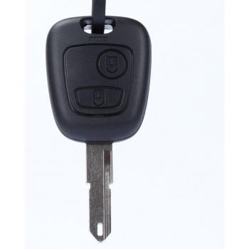 Protection en silicone noire pour clé télécommande Peugeot 206/207/307 & Citroën C2