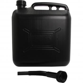 Cosmos 20L Black Fuel Can – Heavy Duty Plastic Container