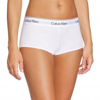 Calvin Klein Women's Underwear, Boyshort Style, White, Size M