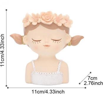 Accessoire de rangement tête sculptée