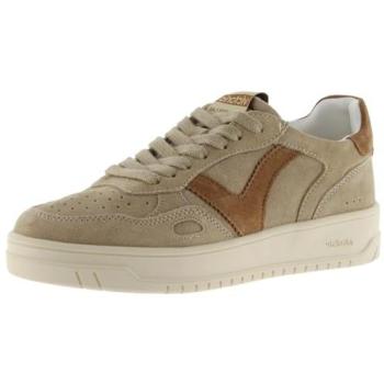 Baskets légères Victoria Seúl Serraje beige bicolore